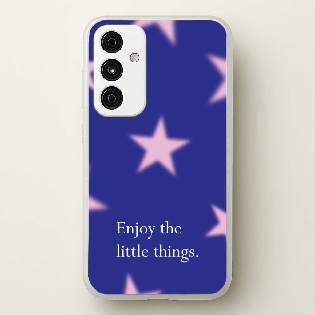 Enjoy The Little Things Dark Purple Phone Case