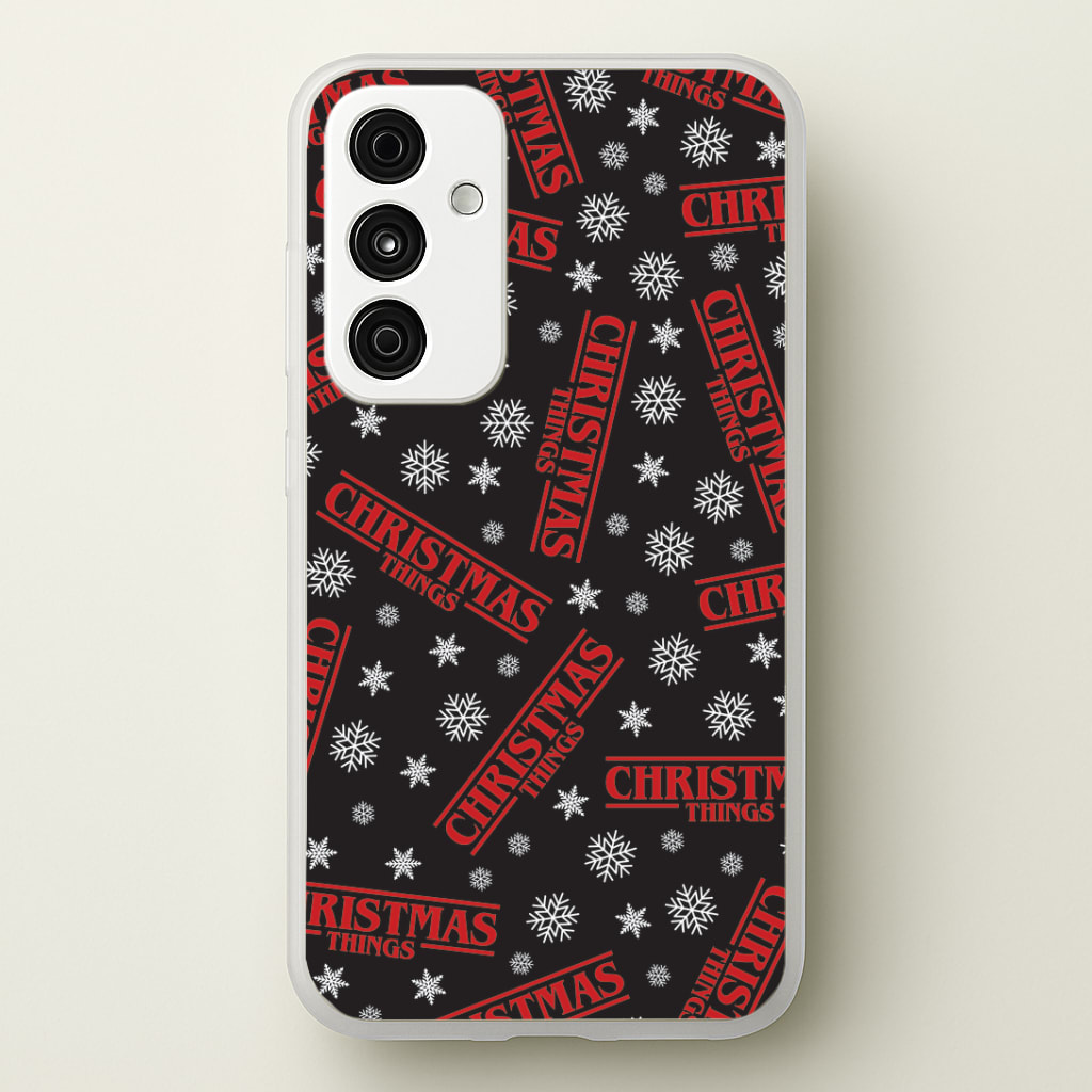 Christmas Things Snowflake Pattern Phone Case