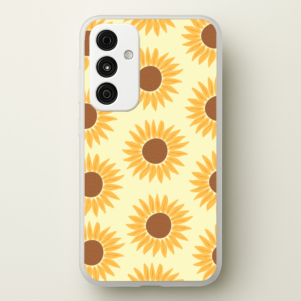 Sunflowers Abstract Pattern Phone Case