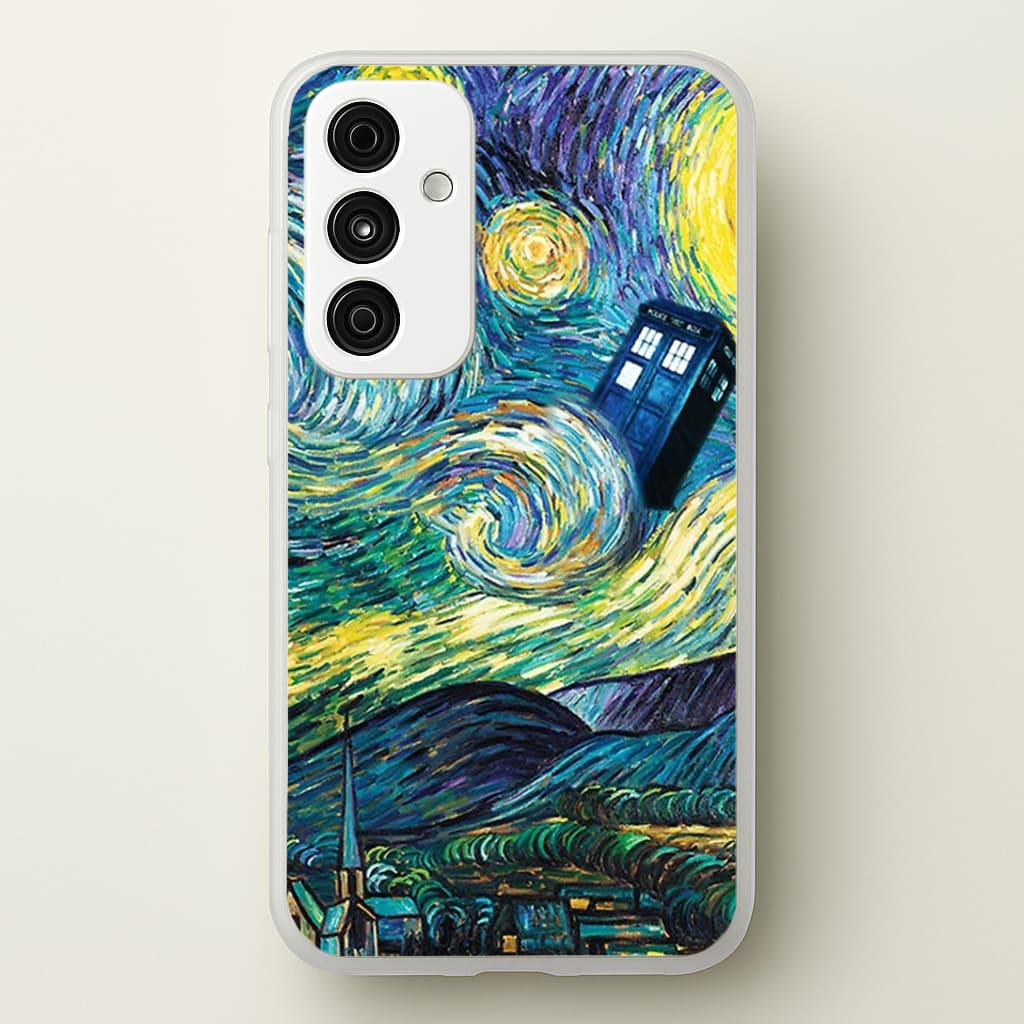 Starry Night Tardis Phone Case