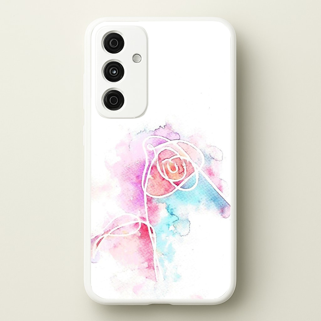 K-Pop Band Love Yourself Watercolour Painting Phone Case