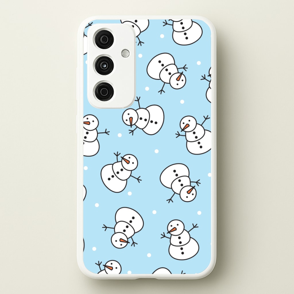Cartoon Snowmen Pattern Phone Case