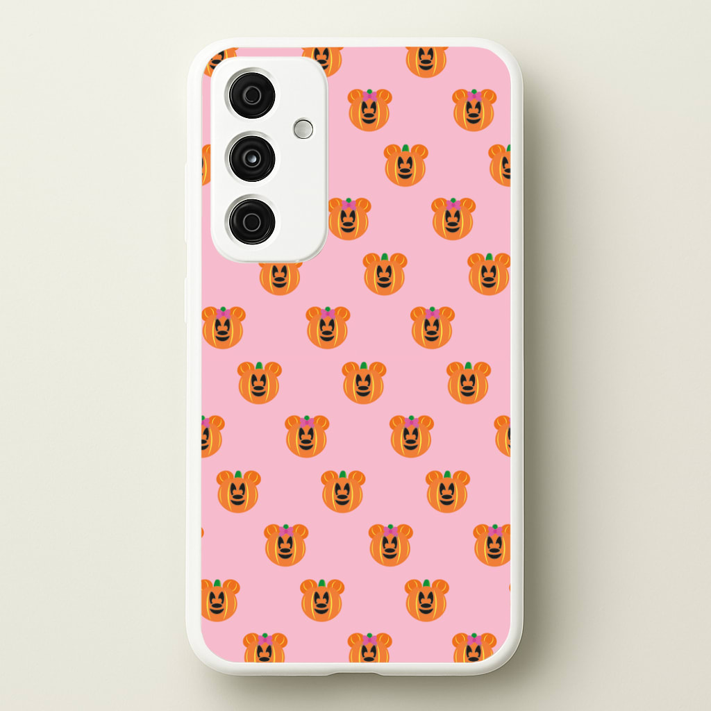 Female Mouse Pumpkin Pattern Halloween Phone Case