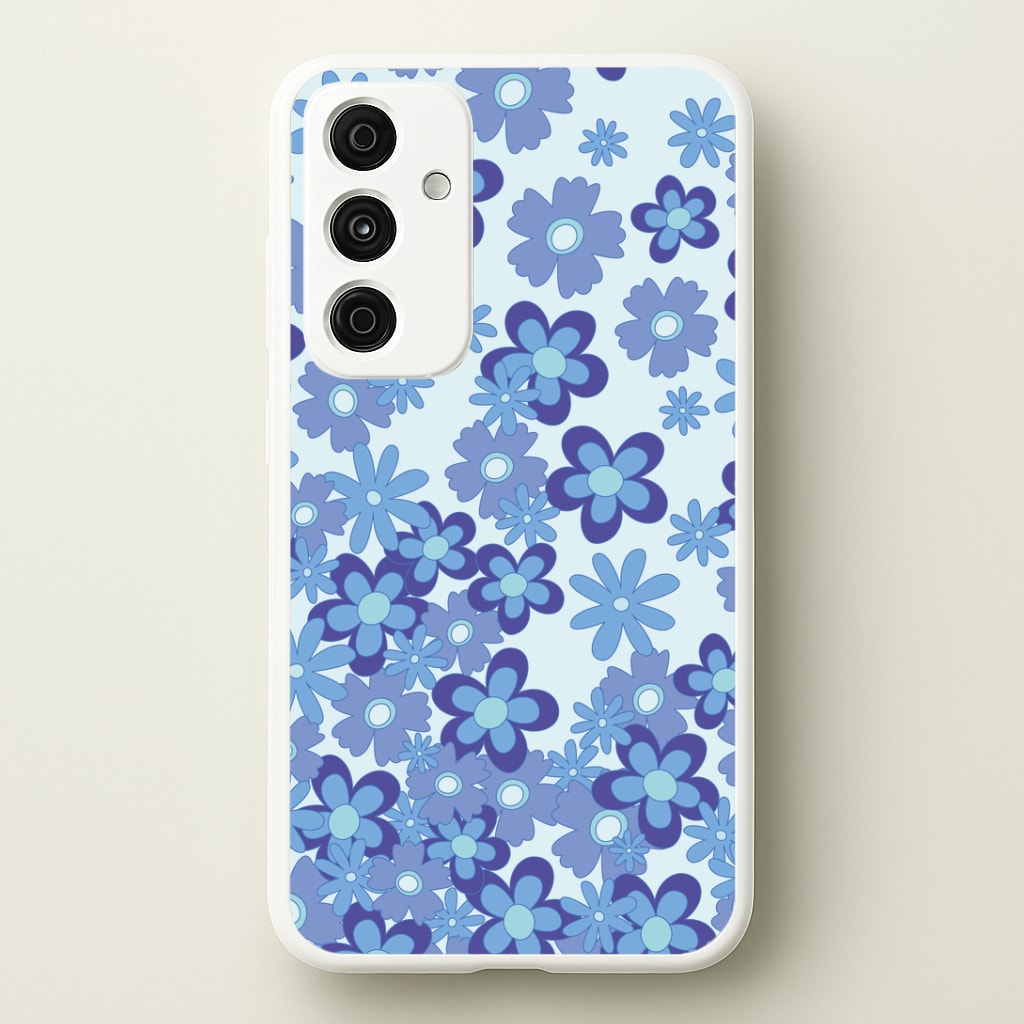 Blue Flowers - Floral Patterns Phone Case