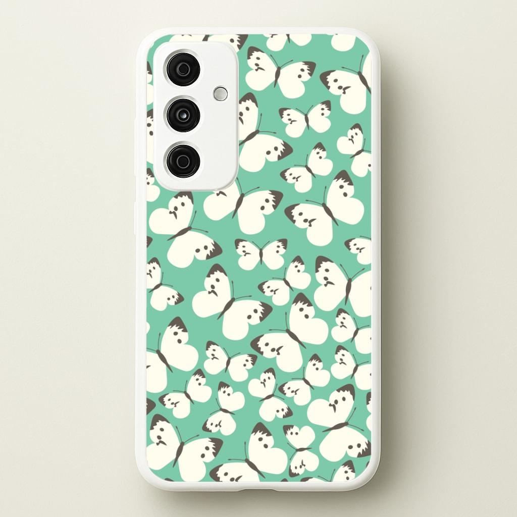 White Butterfly - Butterfly Patterns Phone Case