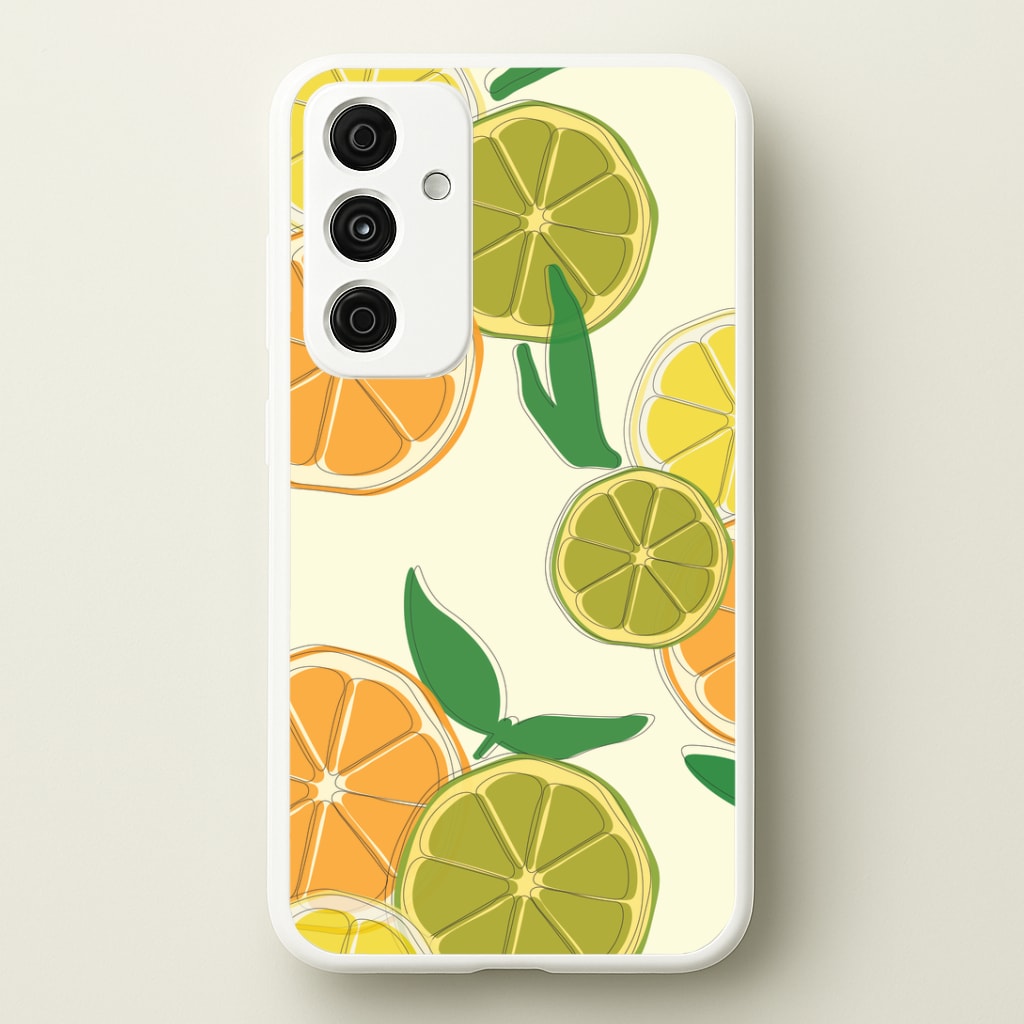 Oranges, Leomns And Limes - Fruit Patterns Phone Case