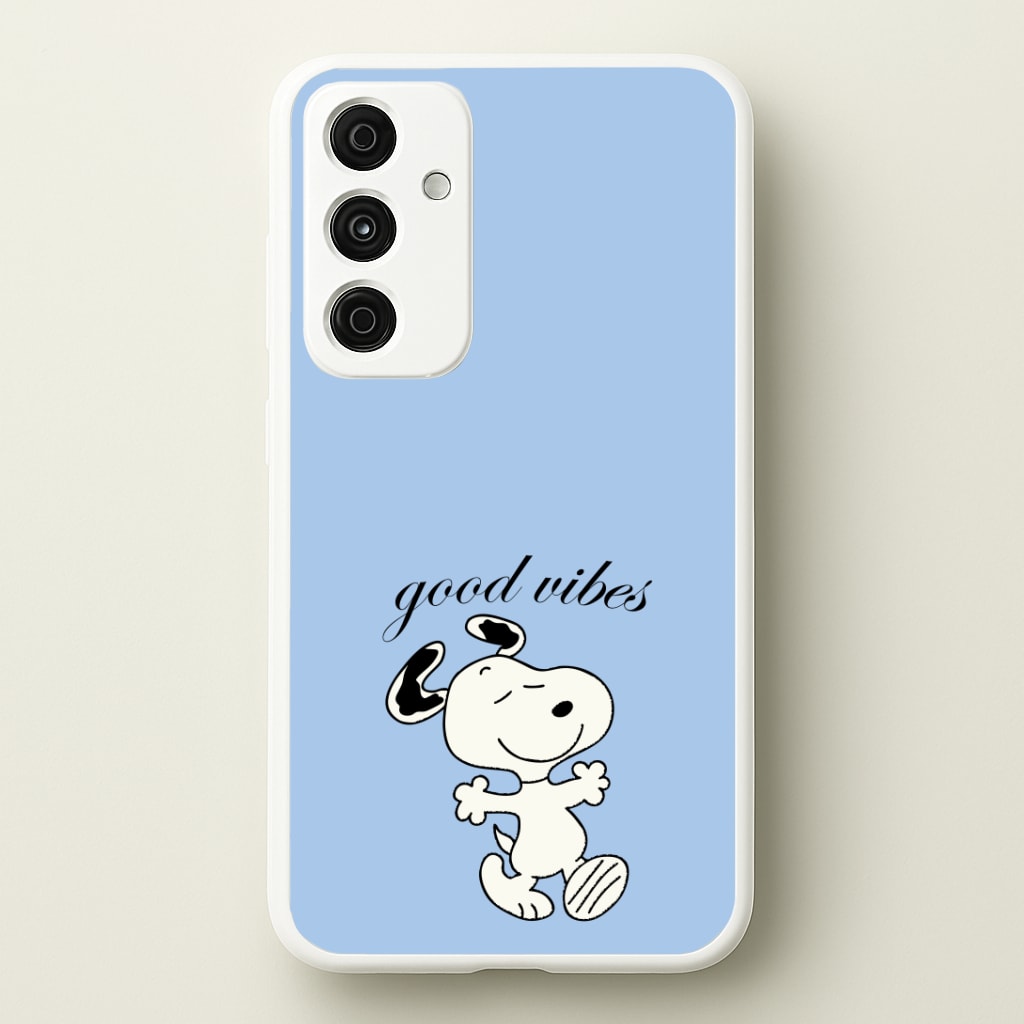 Good Vibes Cartoon Beagle Phone Case