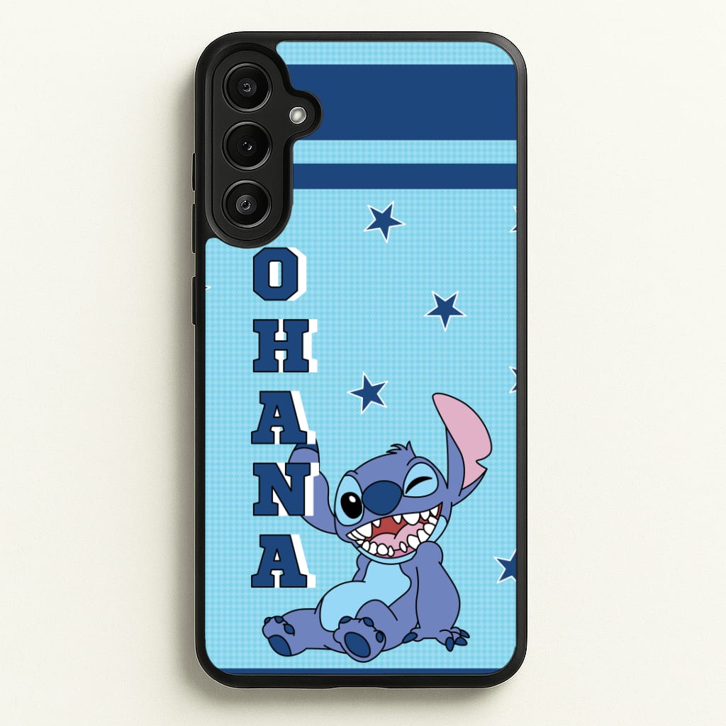 Blue Alien Ohana Phone Case