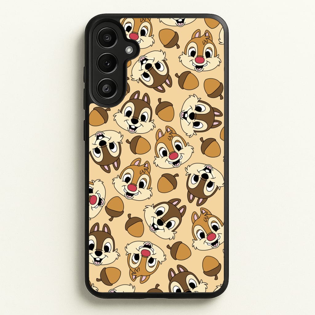 Cute Squirrels And Acorns Pattern Phone Case