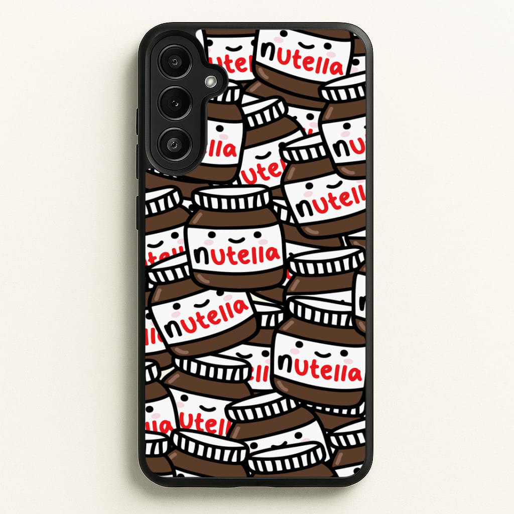 Cute Nutella Pattern Phone Case