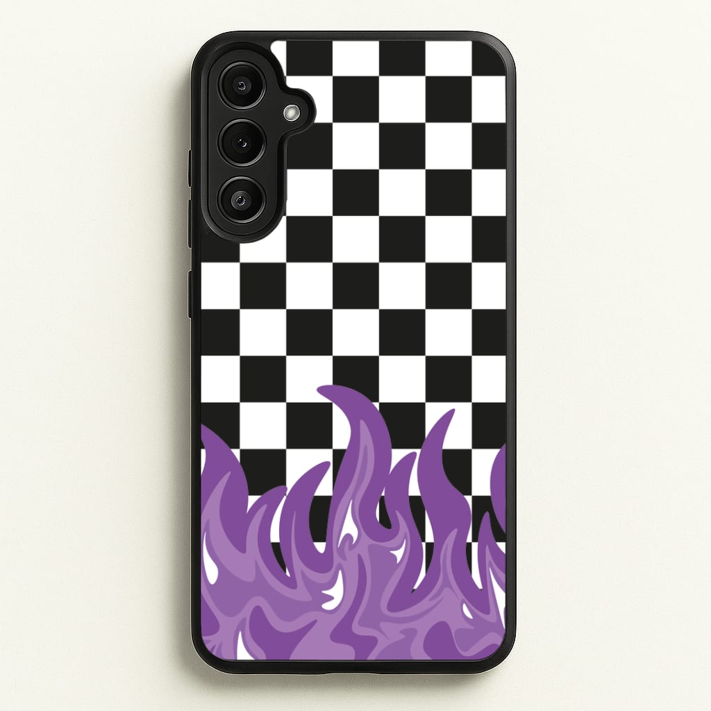 Purple Flame - Skate Aesthetic Phone Case
