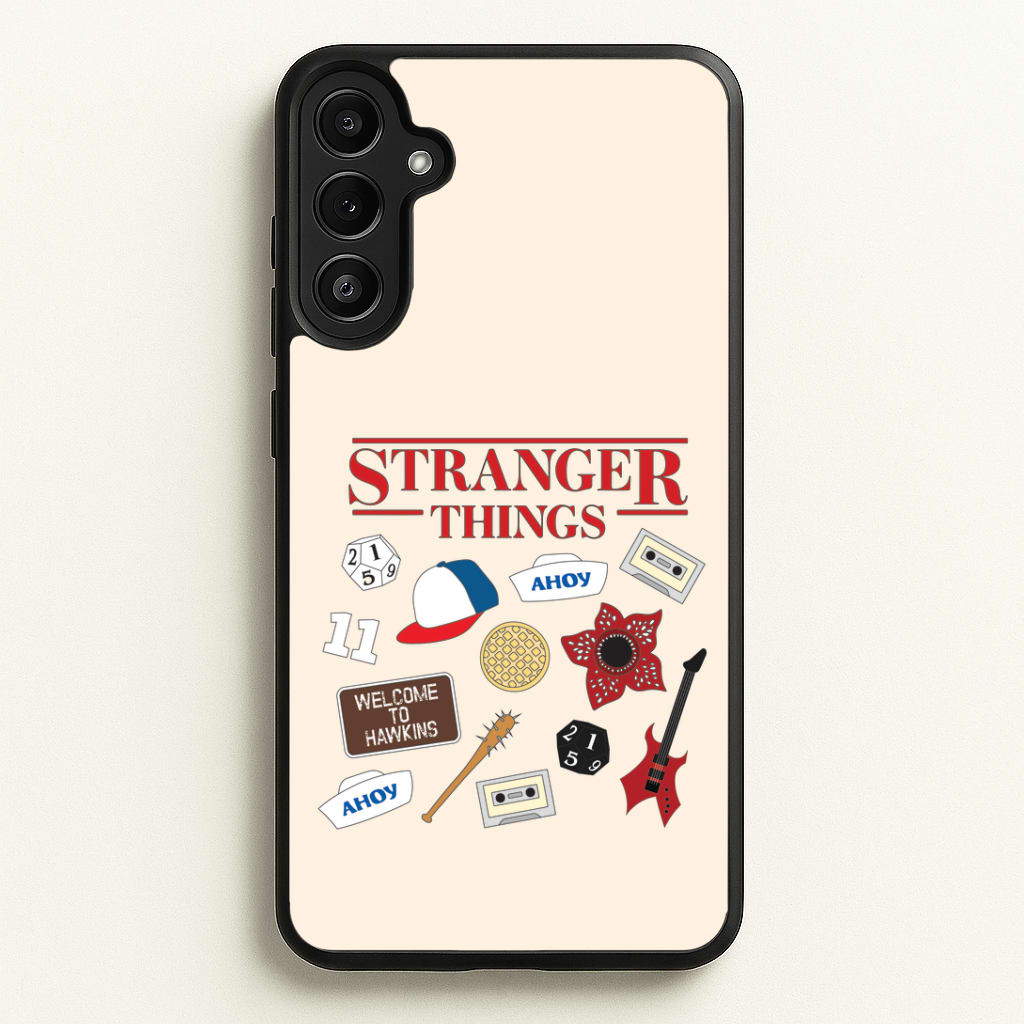 Stranger Things Cartoon Icons Phone Case