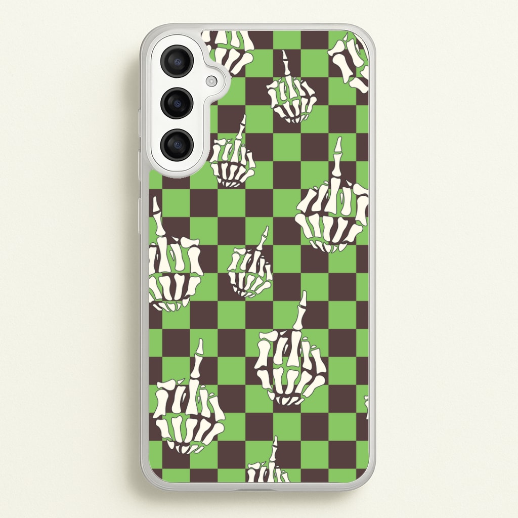 Green Middle Finger Phone Case