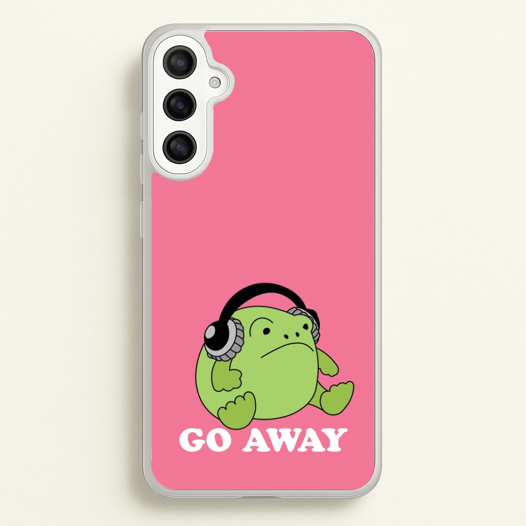Go Away Grumpy Frog Phone Case