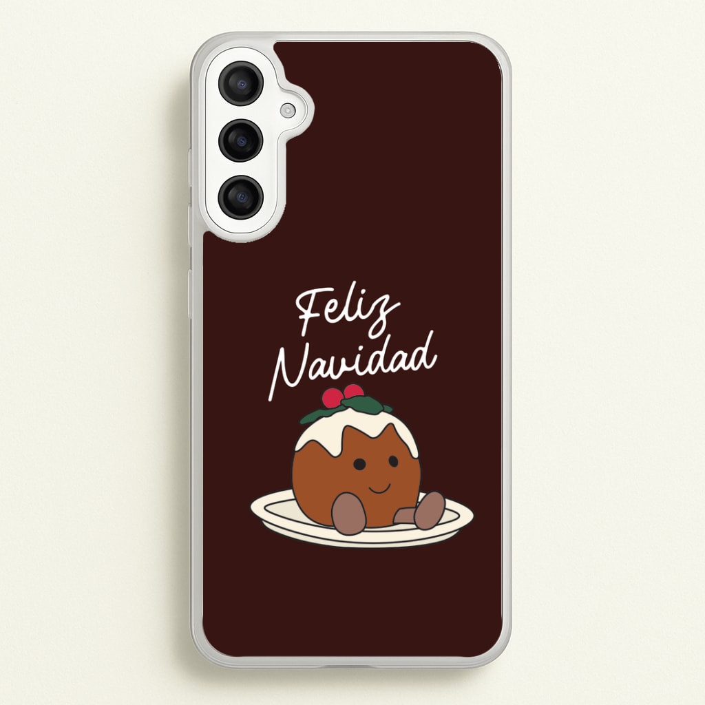 Christmas Pudding Plush Phone Case