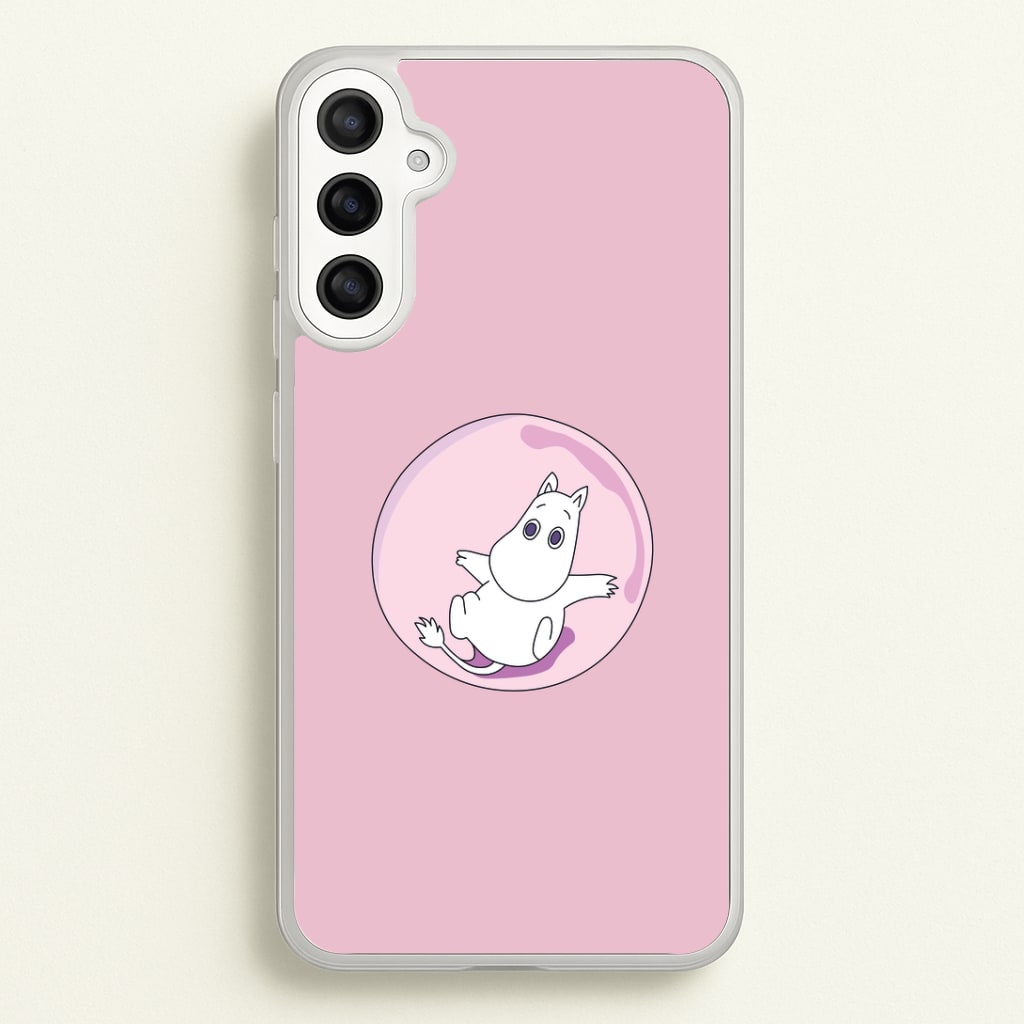 Moomin In A Pink Bubble Phone Case