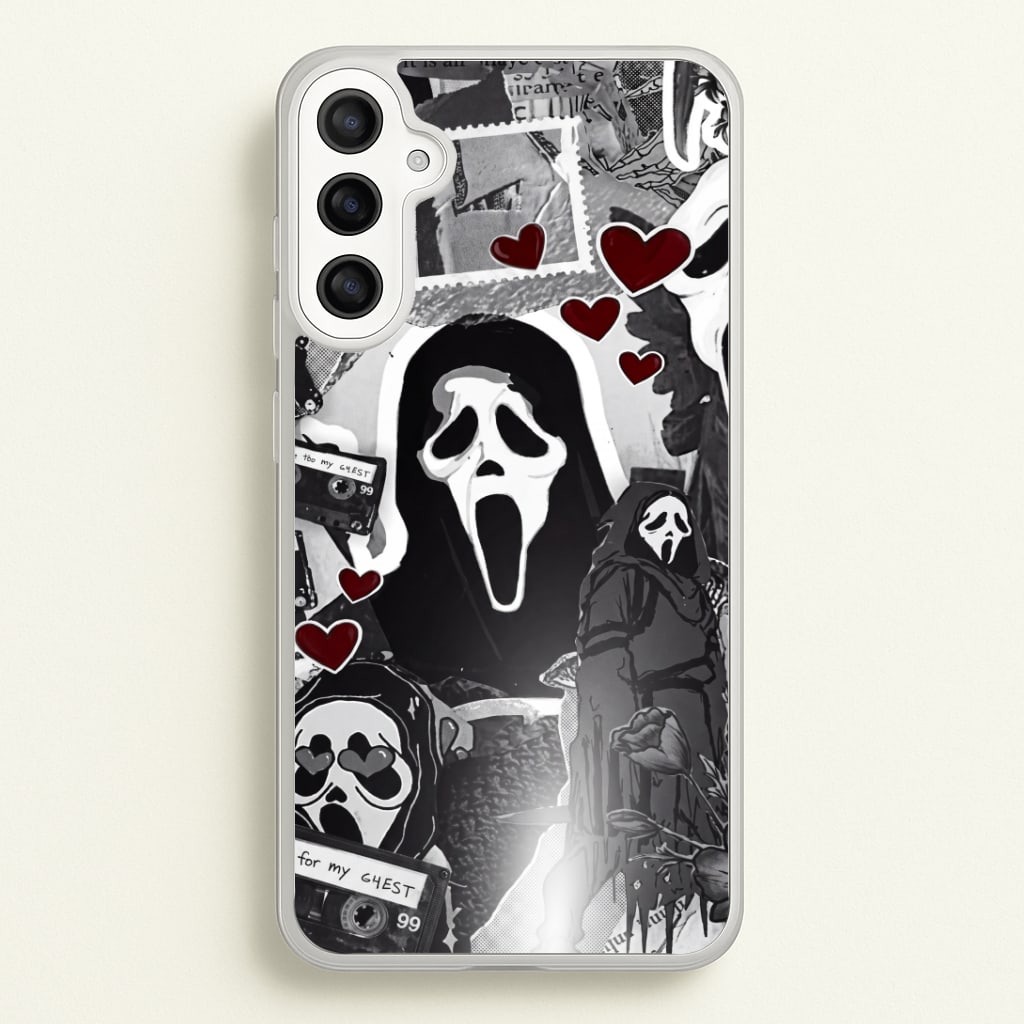 Monochrome Scream Collage Phone Case
