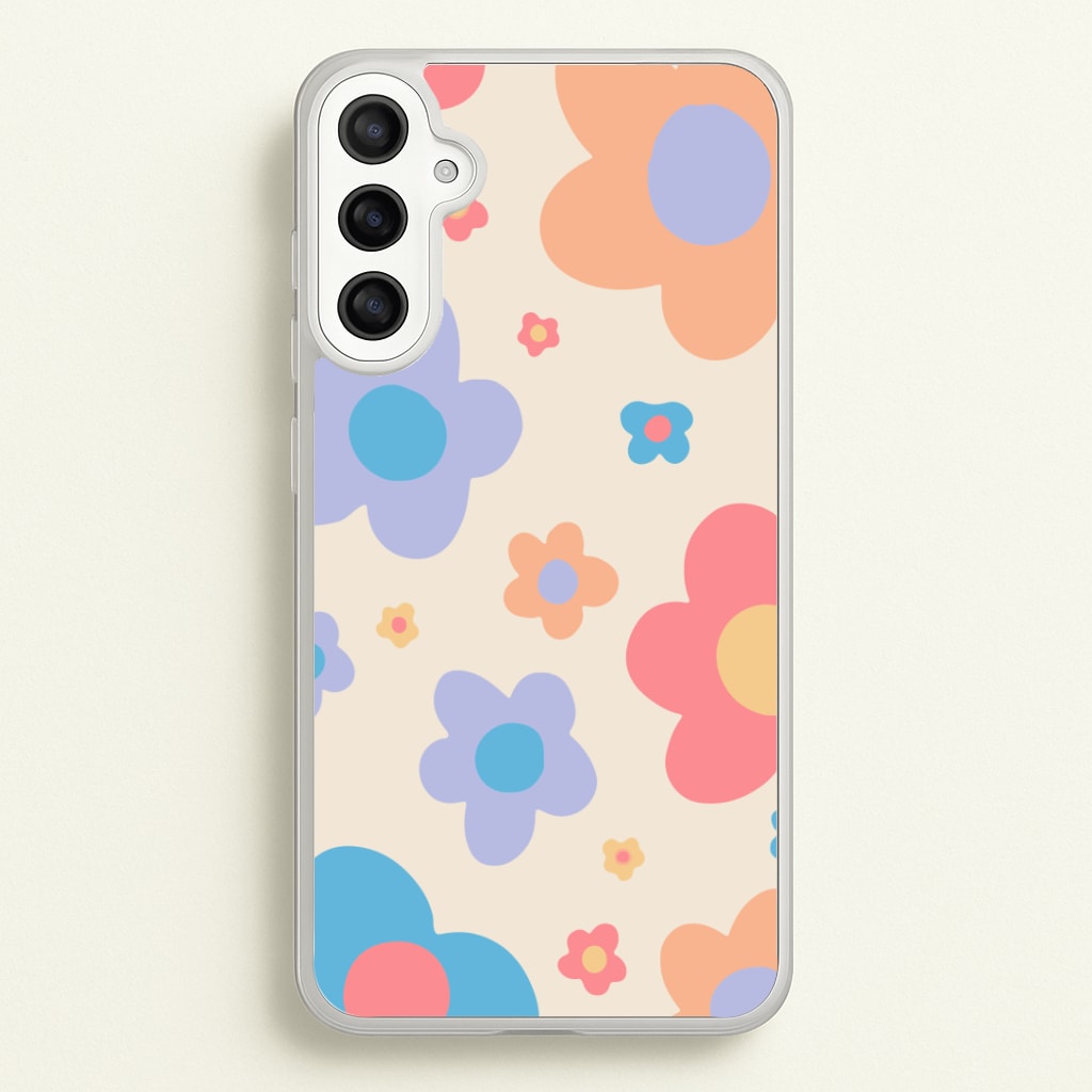Playful Flower Pattern Phone Case