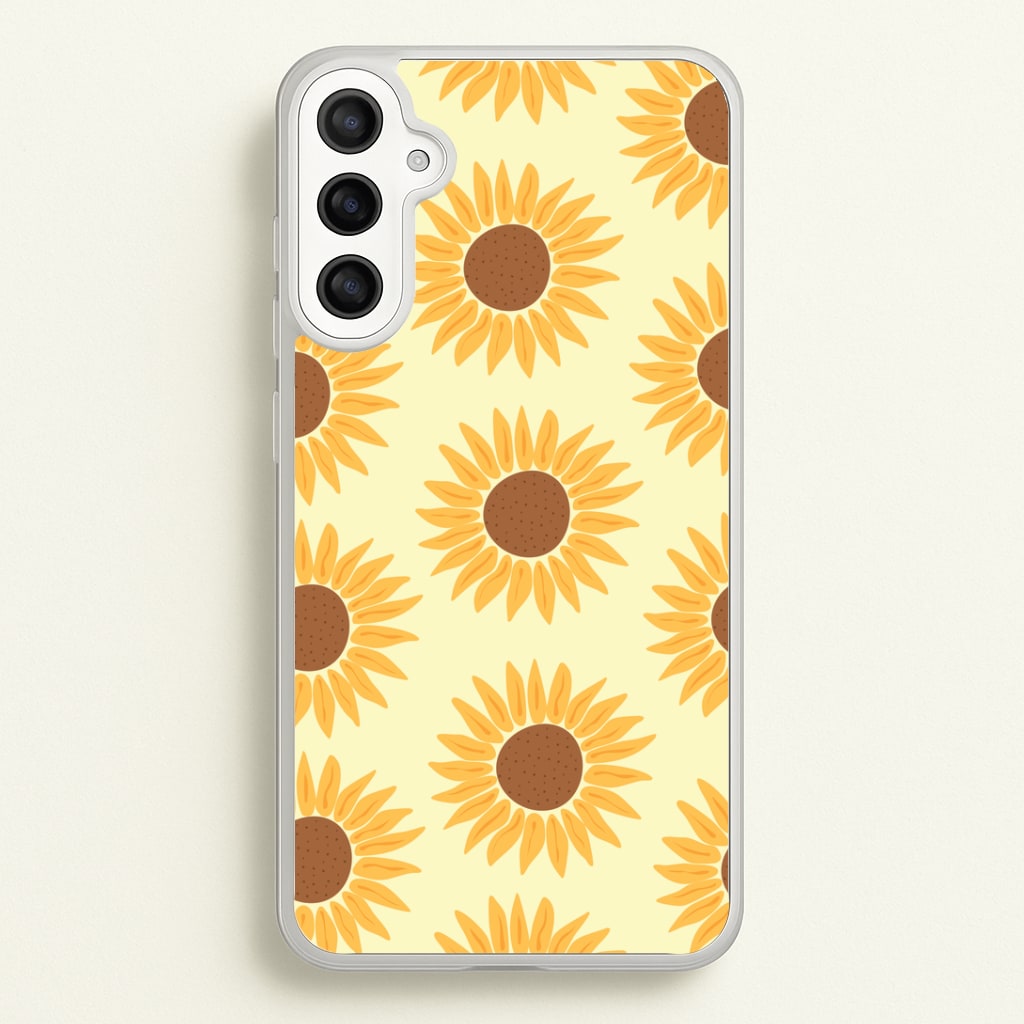 Sunflowers Abstract Pattern Phone Case