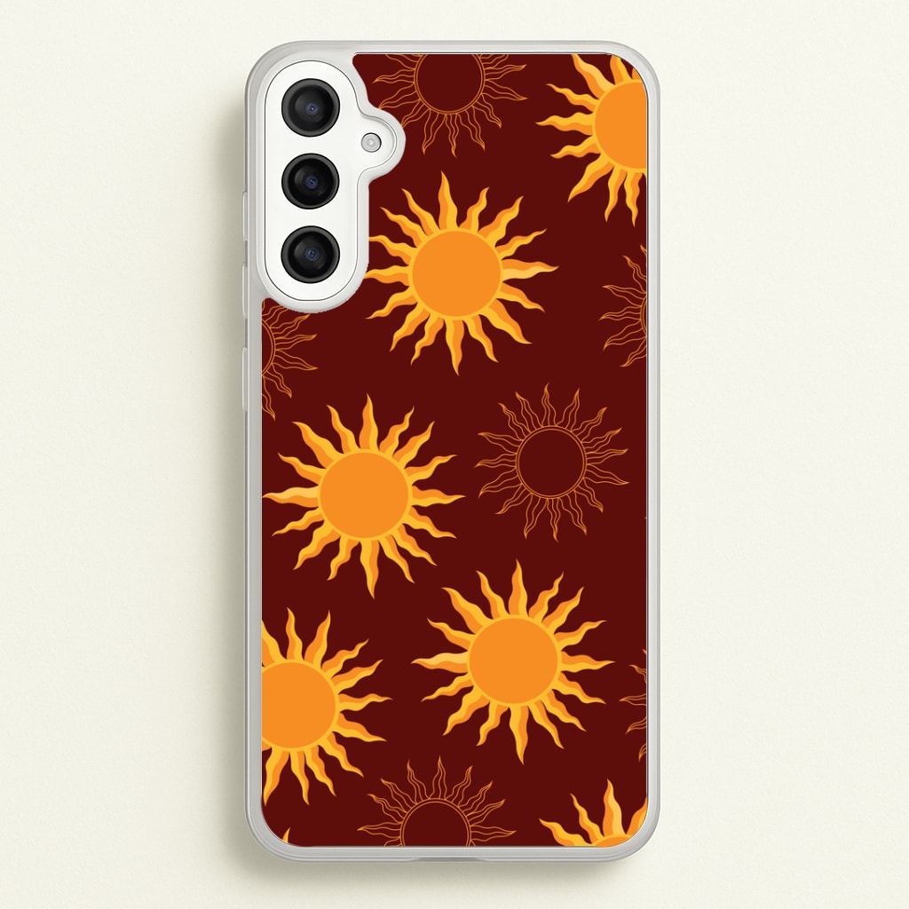 Vintage Sun Pattern Phone Case