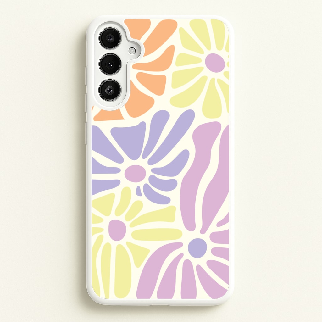 Pastel Abstract Flowers Phone Case