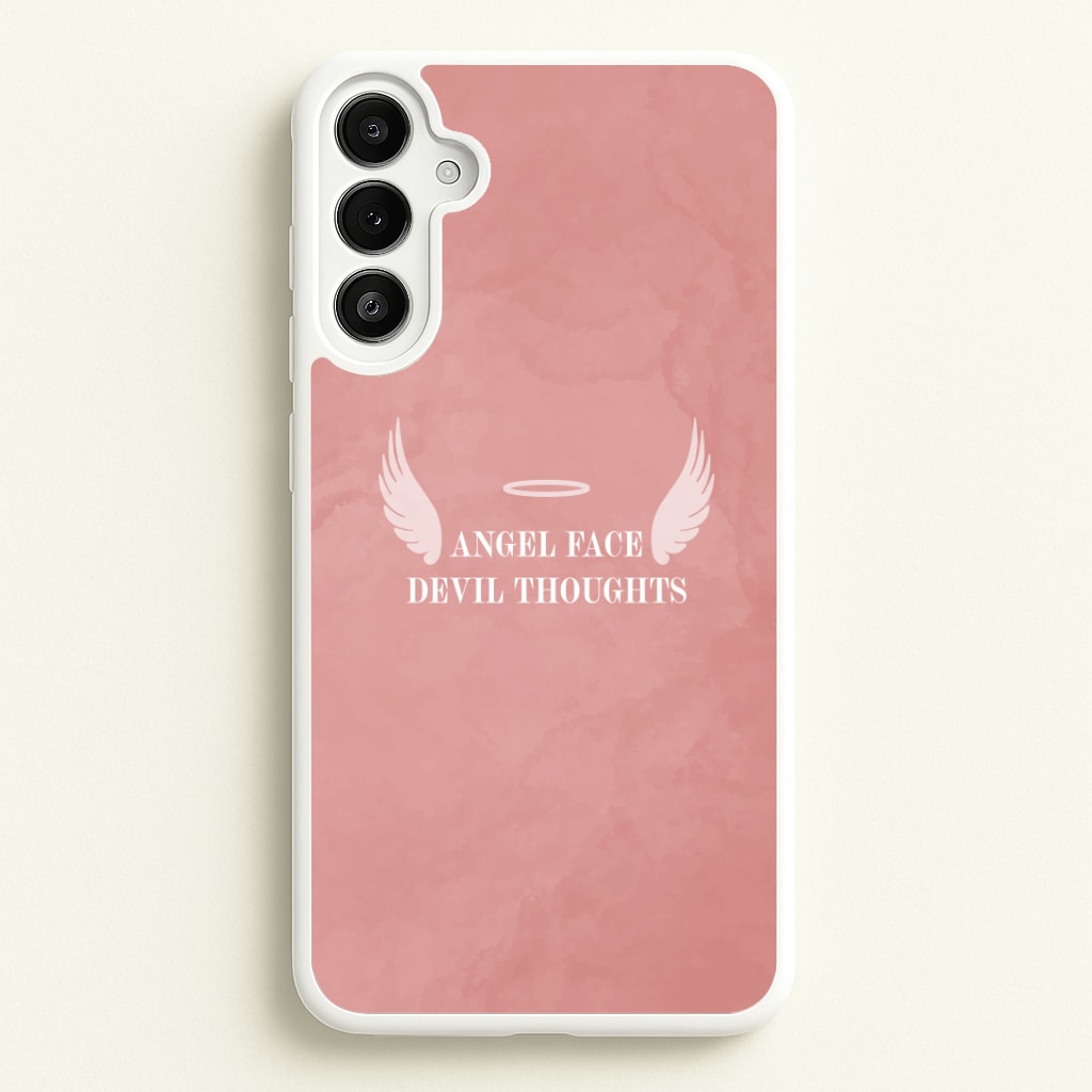 Angel Face Devil Thoughts Phone Case