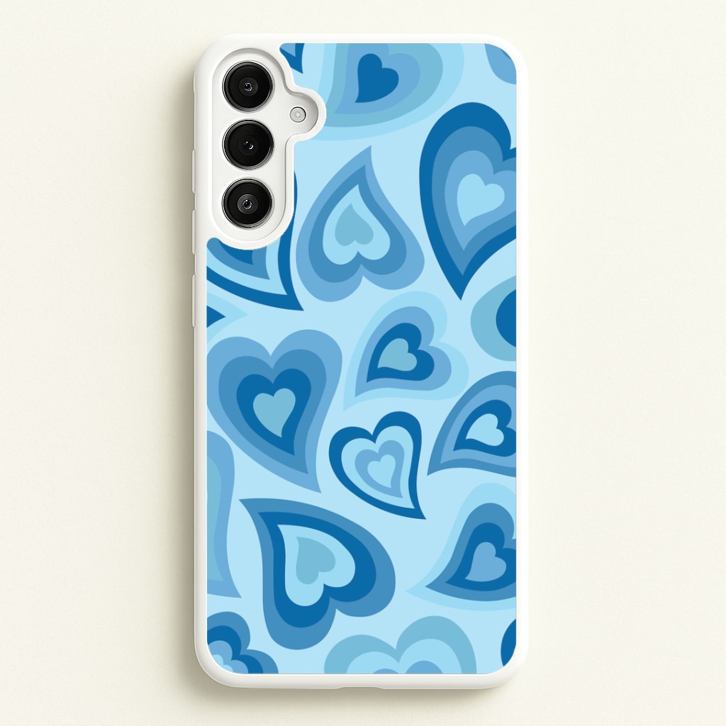 Blue Hearts - Trippy Patterns Phone Case