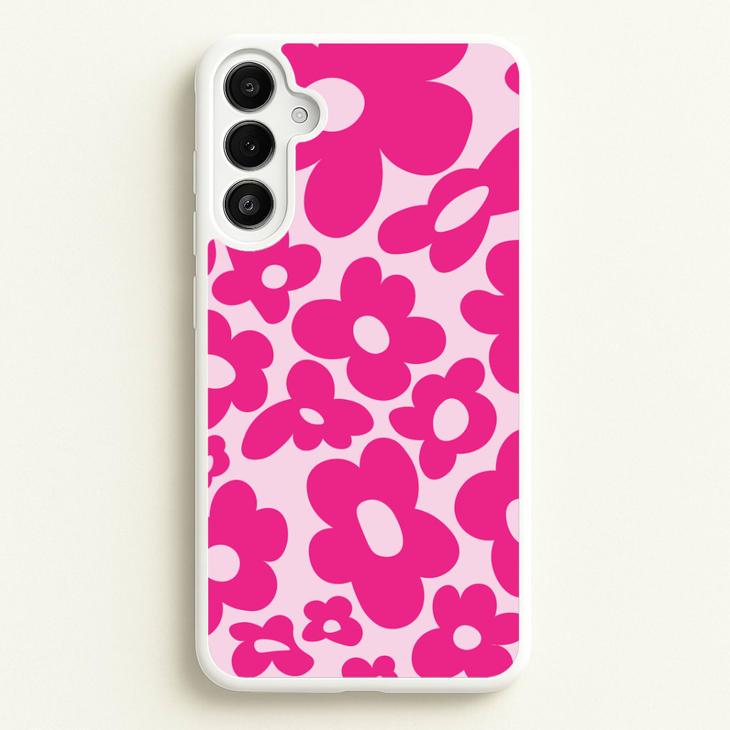 Pink Flowers - Trippy Patterns Phone Case