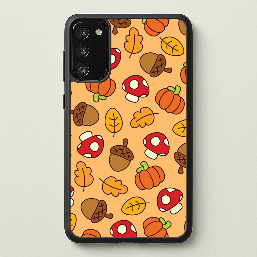 Cartoon Autumn Icons Pattern Phone Case
