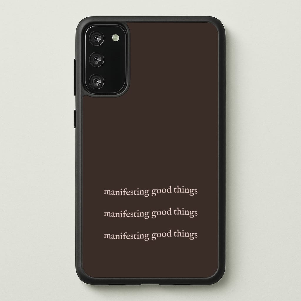 Manifesting Good Things Phone Case