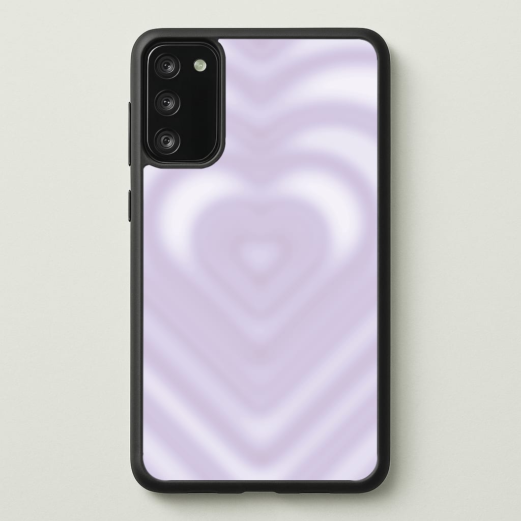Drippy Love Heart Purple Phone Case