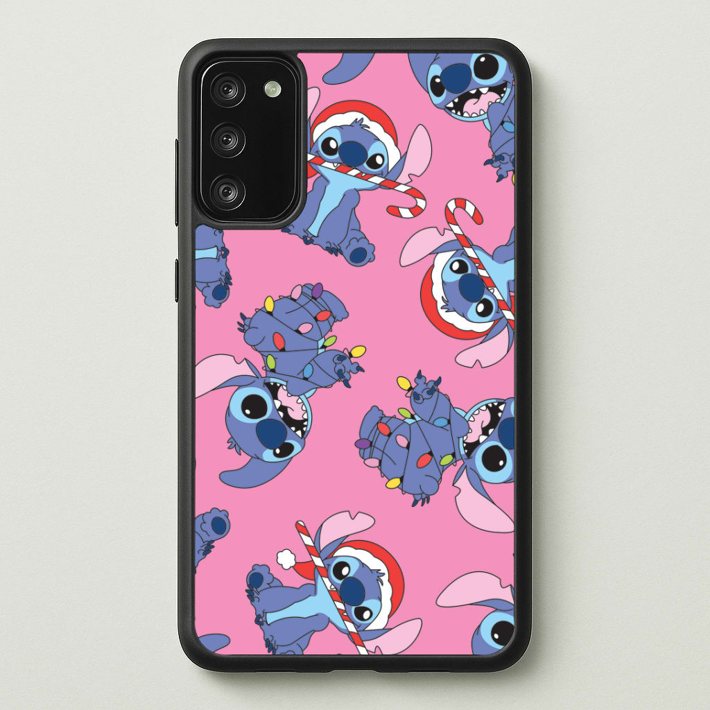 Christmas Cute Blue Alien Pattern Phone Case