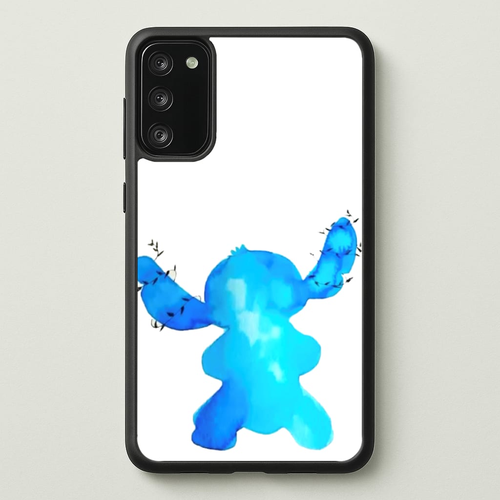 Watercolour Blue Alien Disney Phone Case