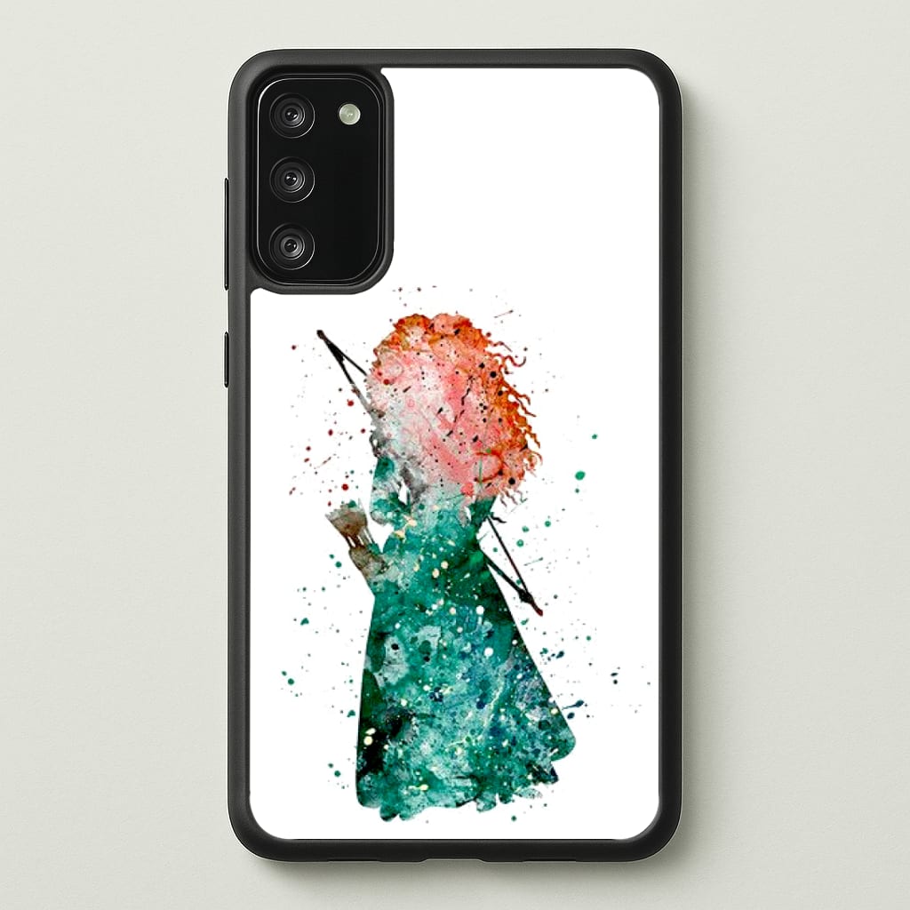 Watercolour Princess Merida Brave Fairytale Phone Case