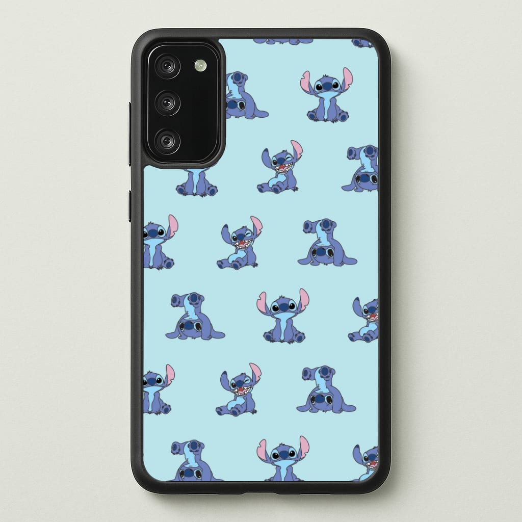 Cute Blue Alien Pose Pattern Phone Case