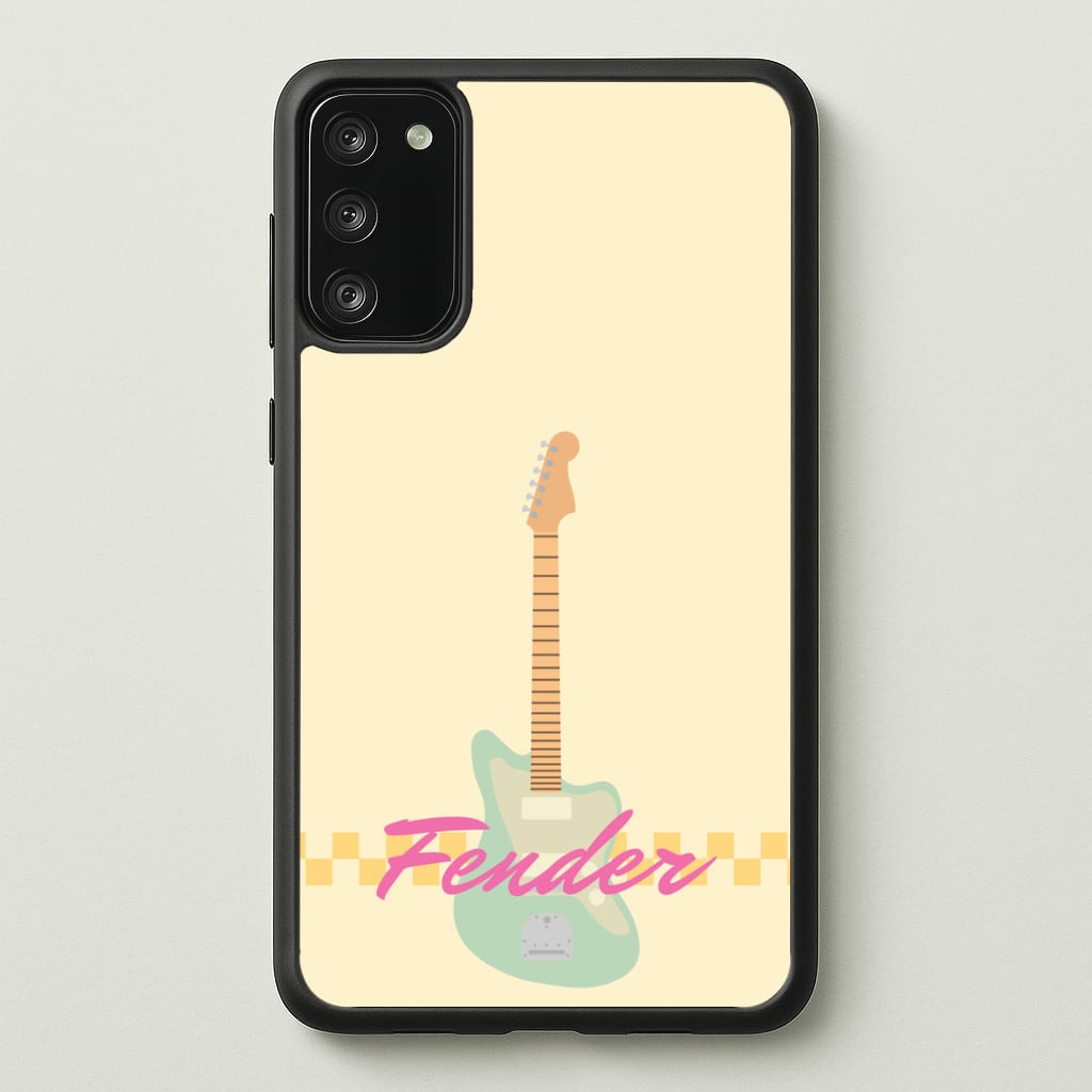 Blue Guitar Fender Phone Case