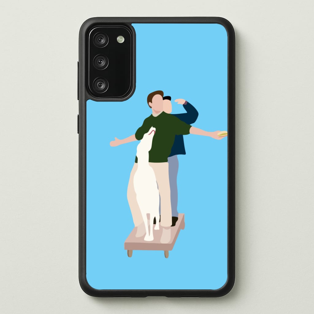 Two Men And A Dog Phone Case