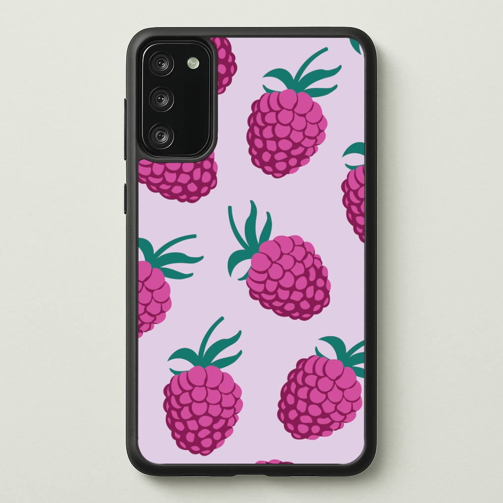 Rasberries - Fruit Patterns Phone Case