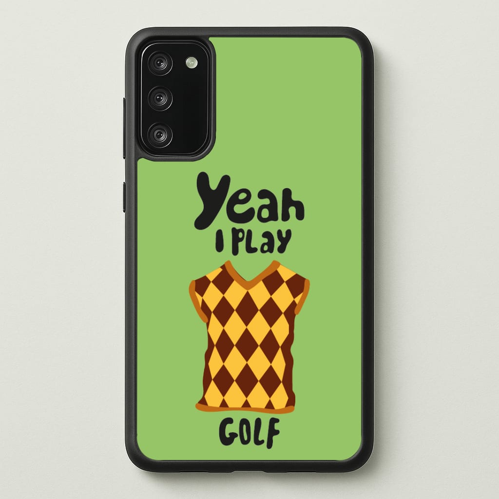 Yeah I play golf - Golf Phone Case