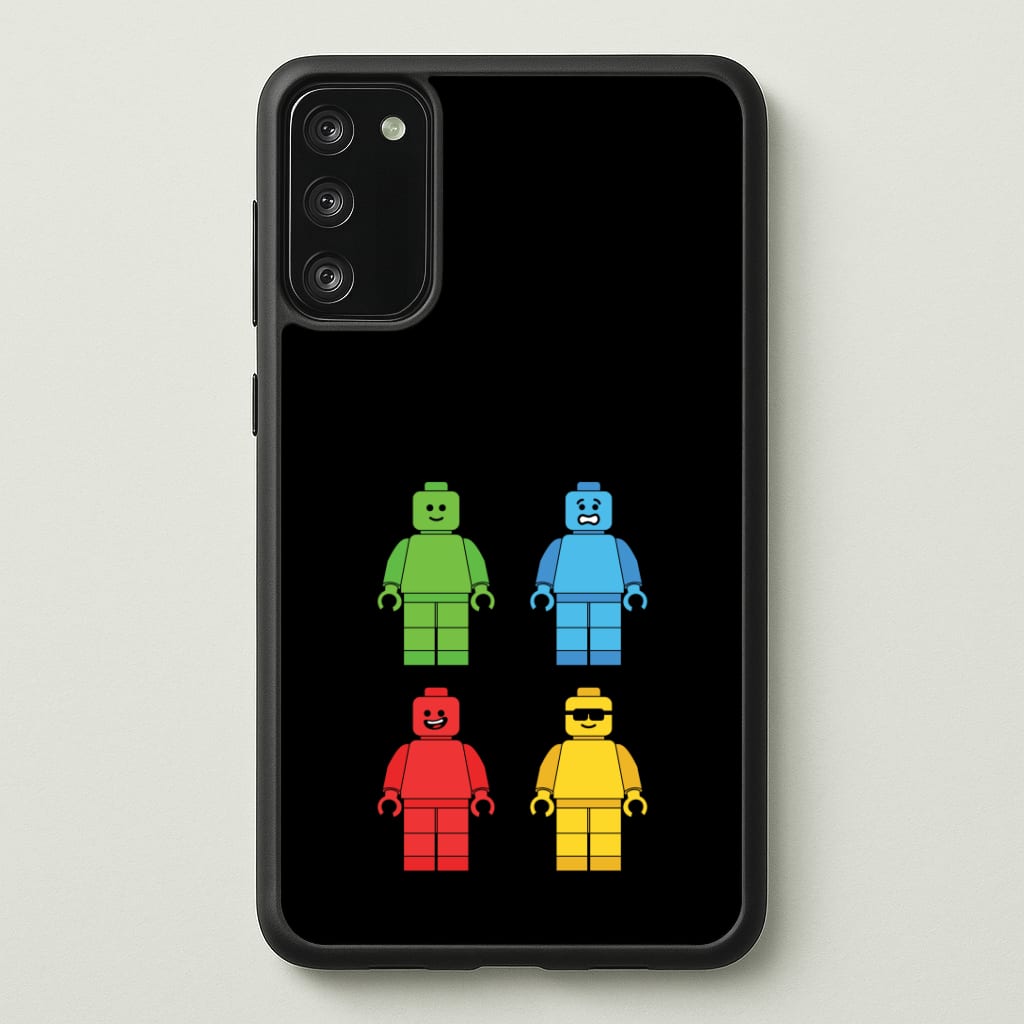 Bricks Figures Rainbow Phone Case