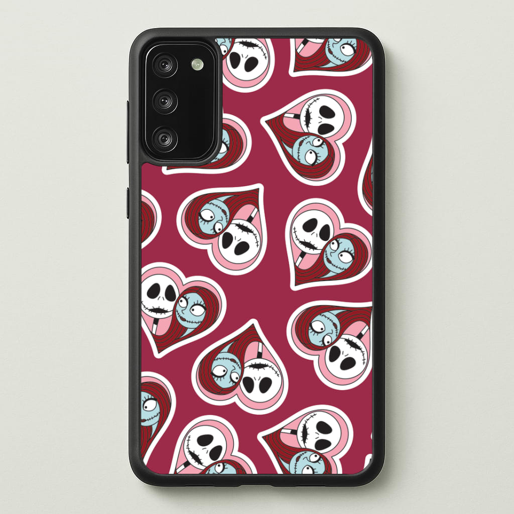 J And S Heart Pattern Phone Case
