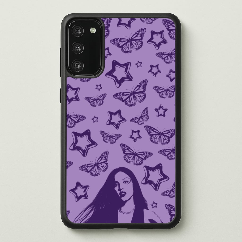 Stars And Butterflies Pattern Phone Case