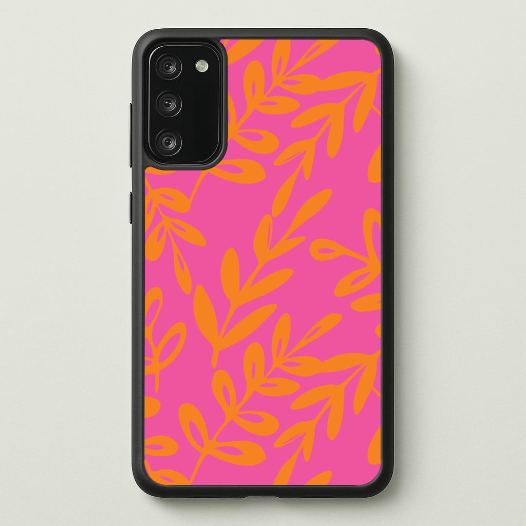 Pink & Orange Leaves - Foliage Phone Case