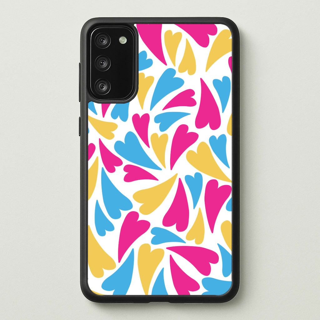 Pansexual Hearts - Pride Phone Case