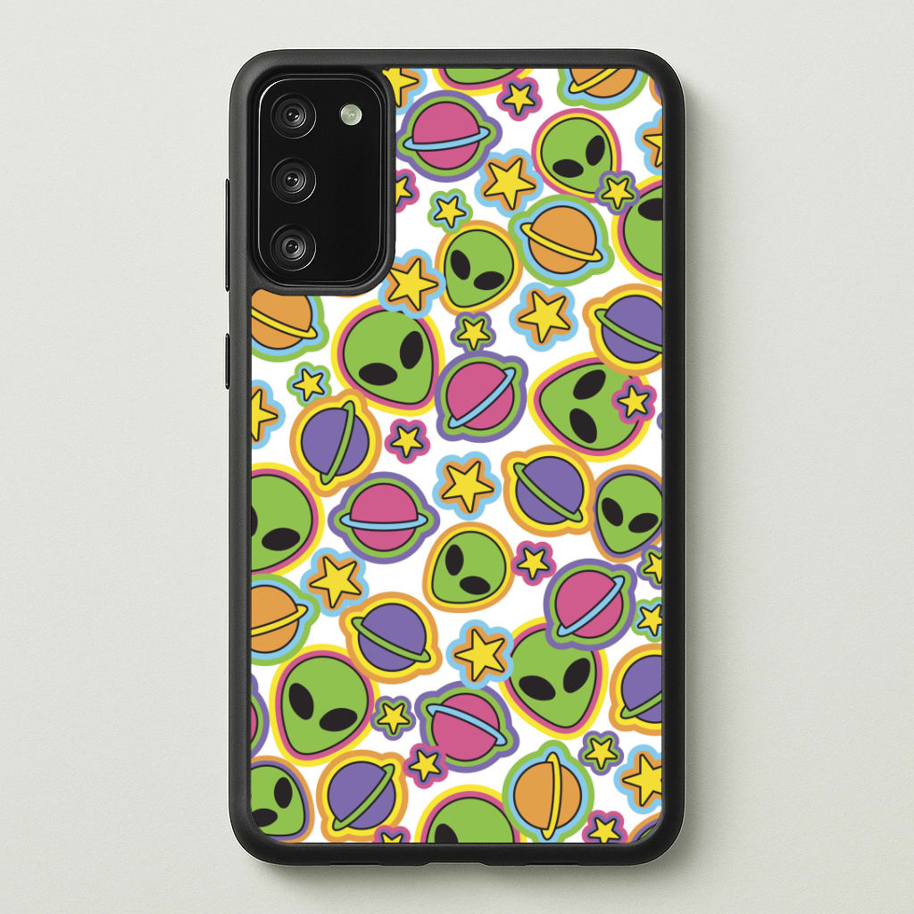 Colourful Aliens And Stars Phone Case