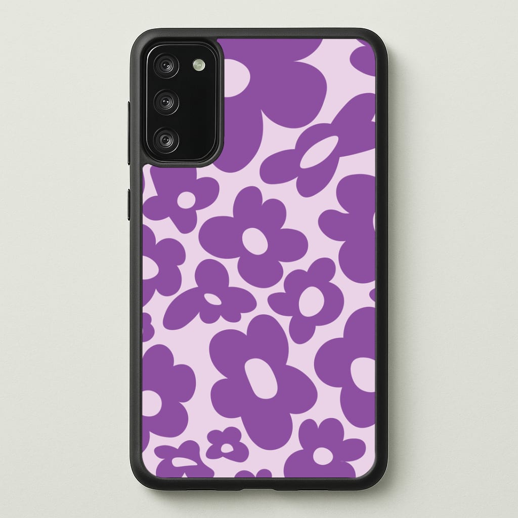 Purple Flowers - Trippy Patterns Phone Case