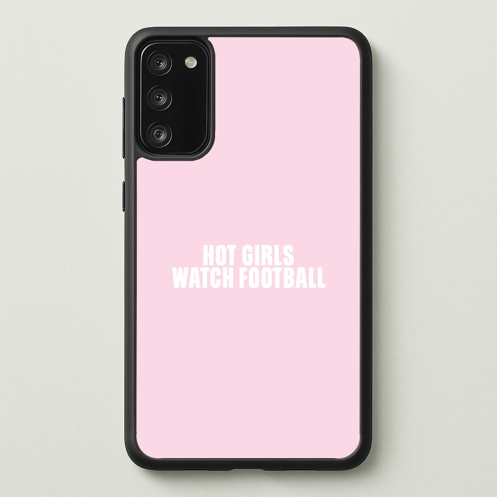 Hot Girls Watch Football Phone Case