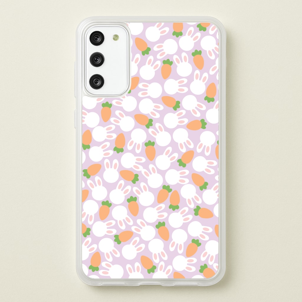 Rabbits And Carrots - Easter Patterns Phone Case
