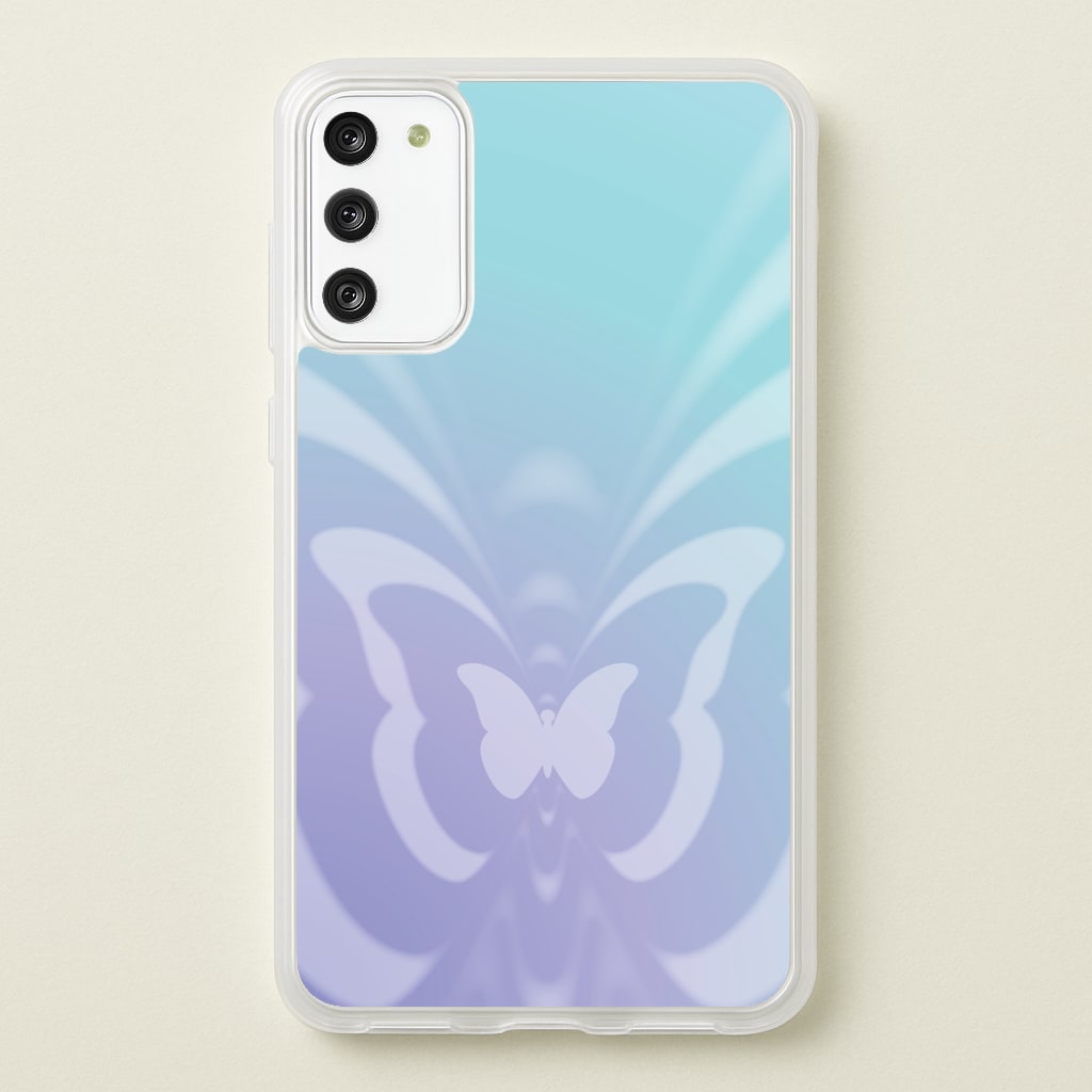 Butterfly Gradient Purple Phone Case