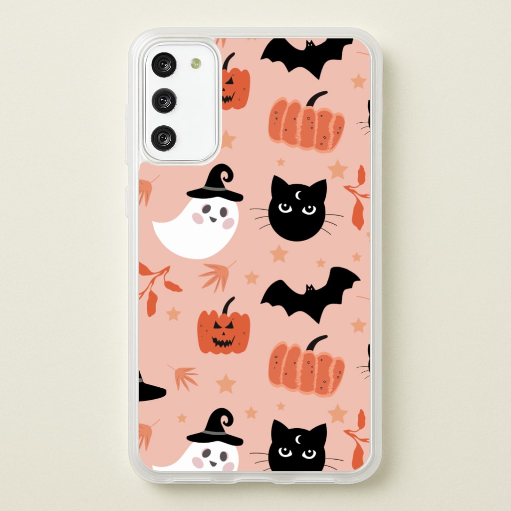 Pretty Pink Halloween Pattern Phone Case